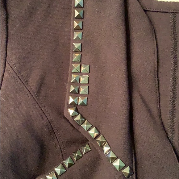 Studded black blazer - Picture 4 of 5